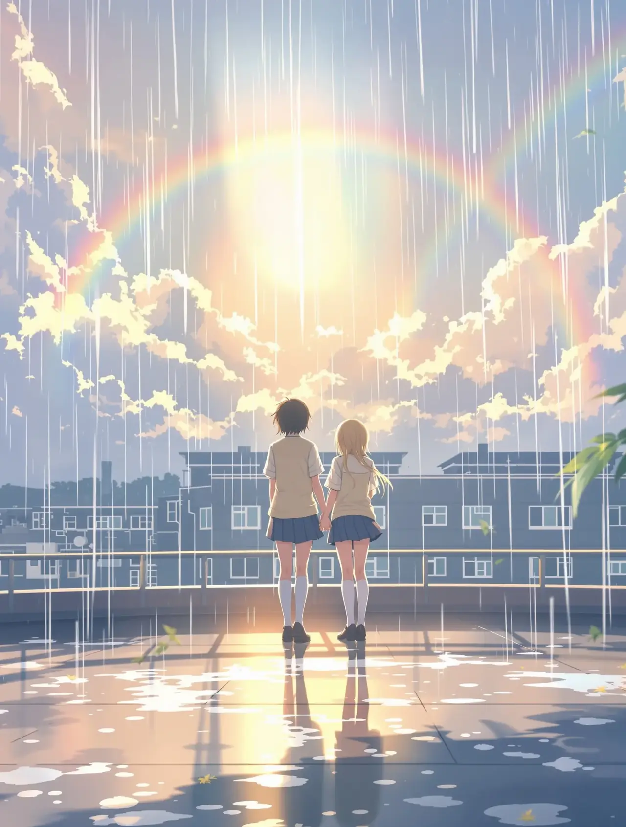 雨停之后的社团 番剧封面，恋爱日常类型，2026年播出的雨停之后的社团